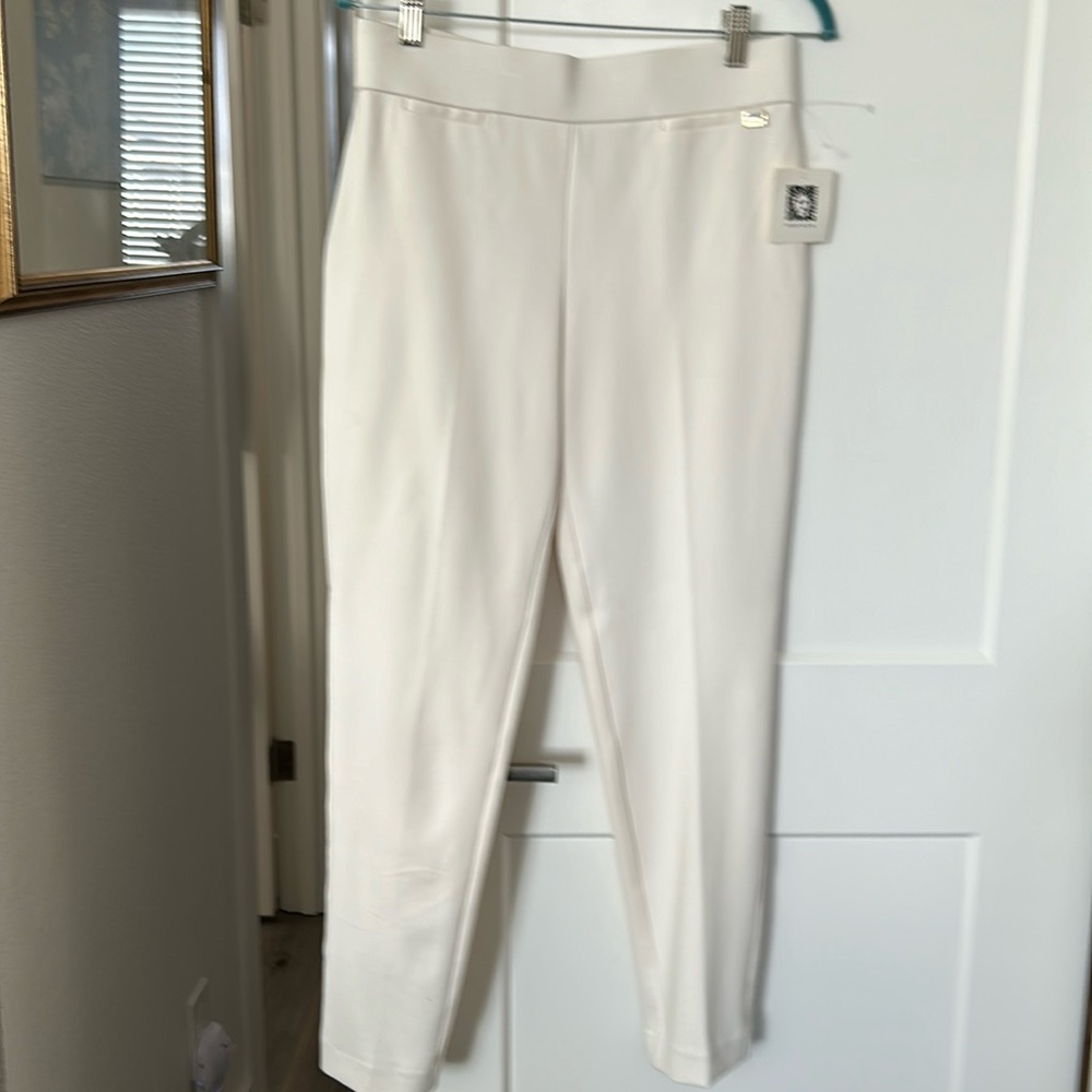 New Anne Klein stretch slim pants